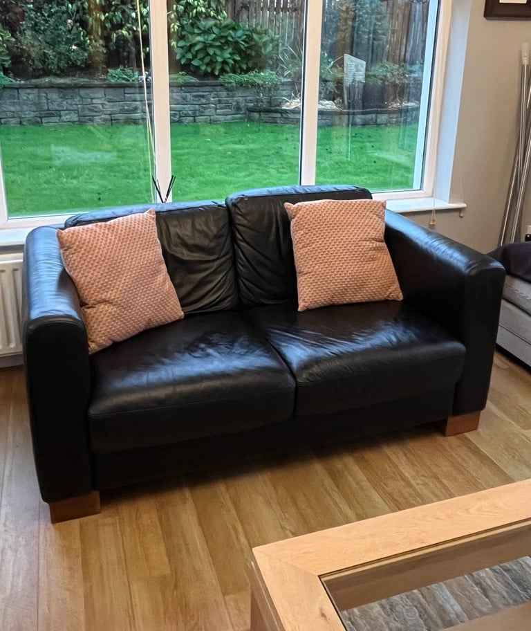 Leather Sofas and Chair