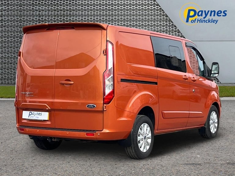 2019 Ford Transit Custom 300 L1 Double Cab in Van 2.0L 130PS Auto in Orange Glow