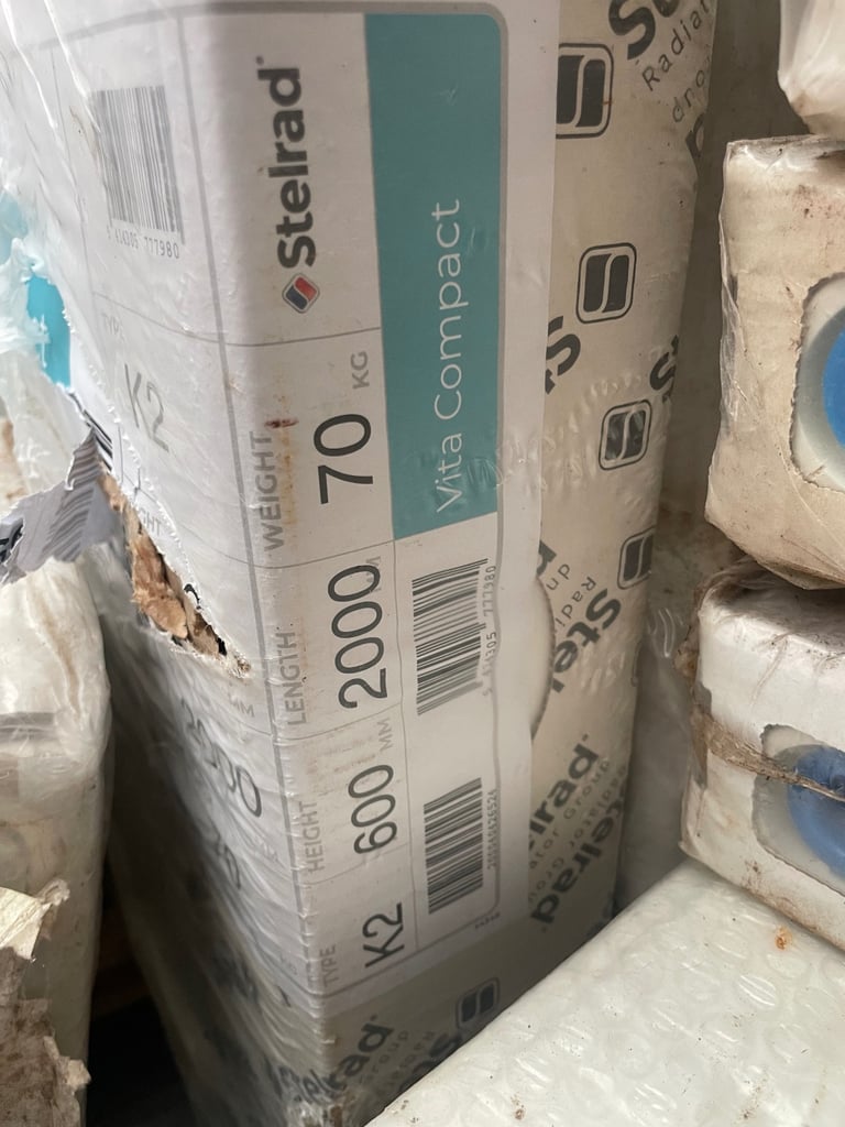 Brand New K2 Radiator 600 x 2000mm  Stelrad Vita Compact