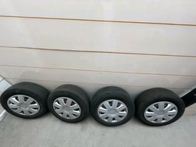 Nexen 14" tyres x4 including wheel rim