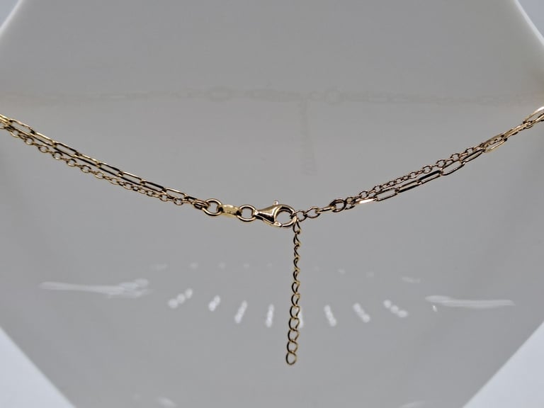Pre-Owned Gold Plated Fancy Layered Necklace