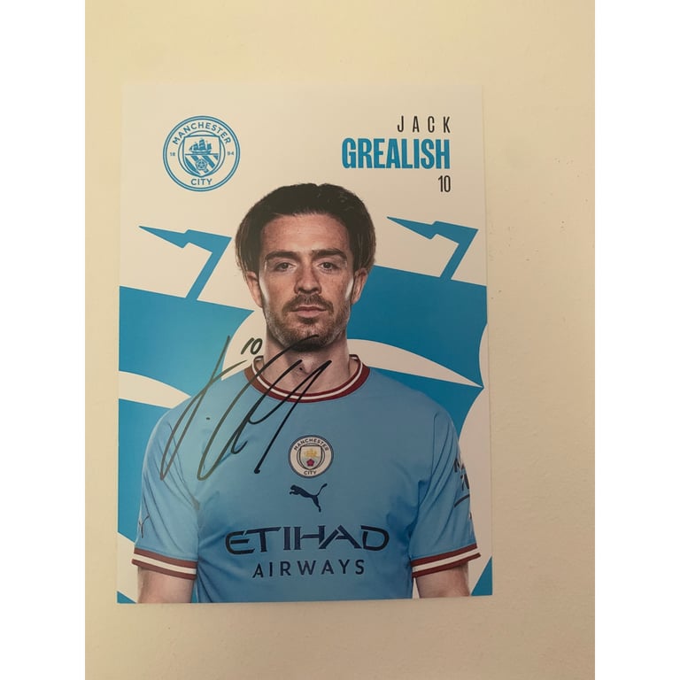 image for 2 Manchester City autographs