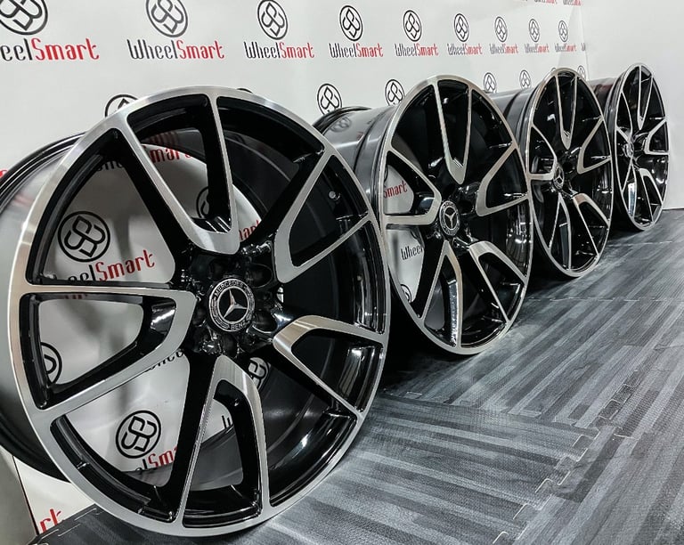 NEW 19" 20" MERCEDES 43AMG STYLE ALLOY WHEELS  5x112 DIAMOND CUT FINISH