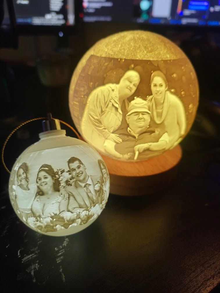 Custom Photo Baubles – Personal Christmas Gifts