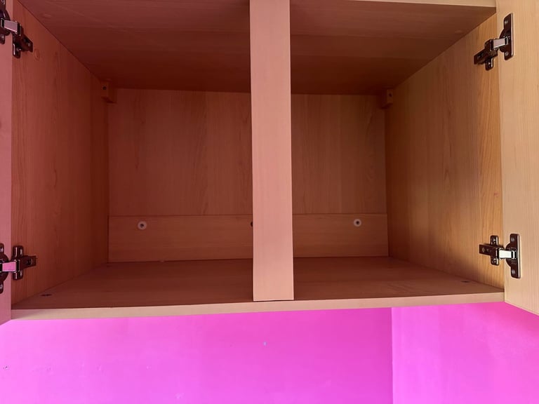 Bedroom Wardrobes, wall cabinets and drawer unit.