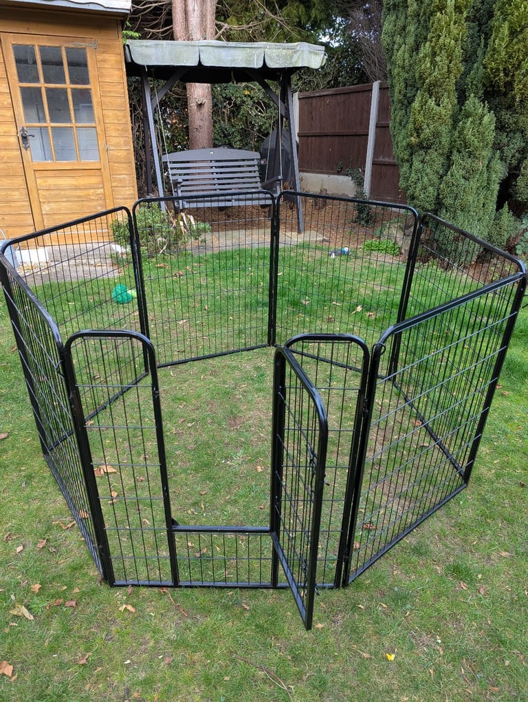 Black Foldable Pet Playpen