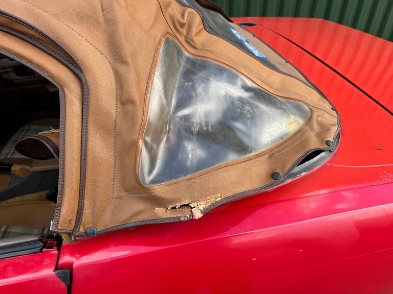 Triumph TR7 Convertible 1981 Red Classic Solid Good Driving Project 