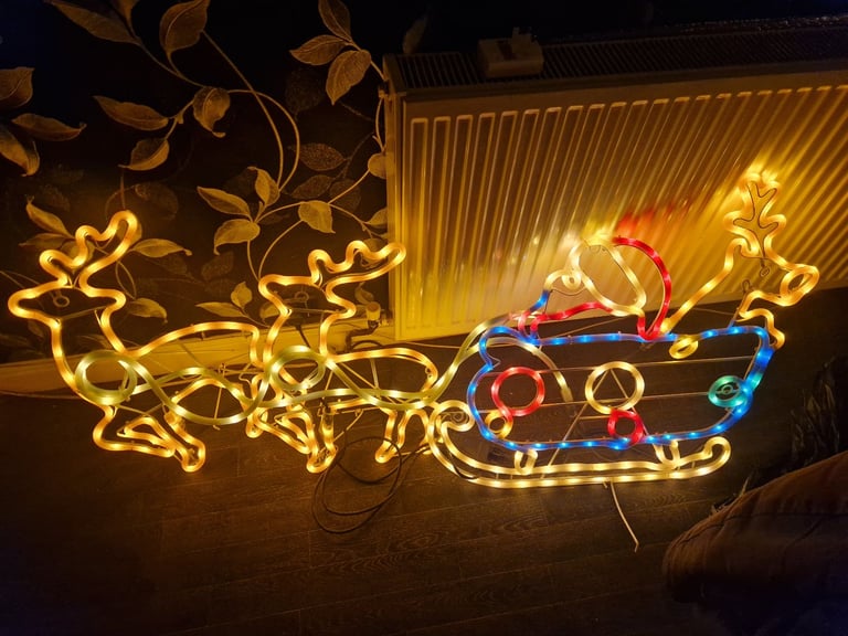 Santa Christmas Light 