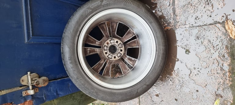 Alloy wheels, 4x 225 50 r17, 7Jx17 ER 45, 5x112, skoda, goodyear efficientgrip performance 2