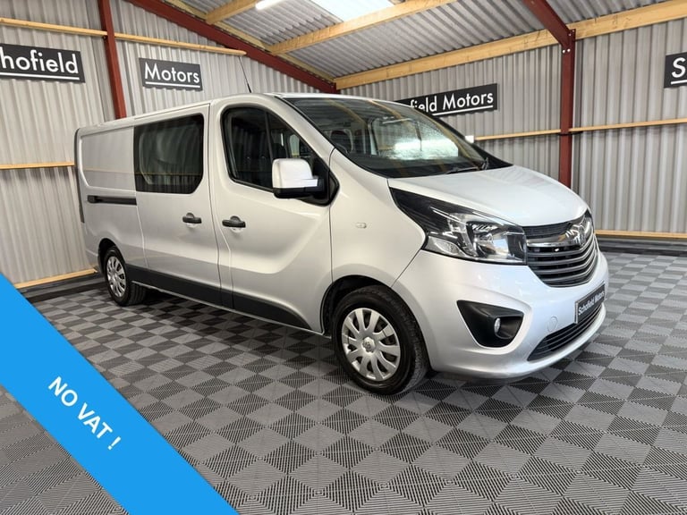 2019 Vauxhall Vivaro 2900 1.6CDTI BiTurbo 125 ecoTEC Sportive H1 D/Cab PANEL VAN DIESEL Manual