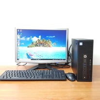 Complete HP PC Computer Windows 10, Intel Core i3-6100, 8GB RAM & 1TB HDD, Wifi, Microsoft Office