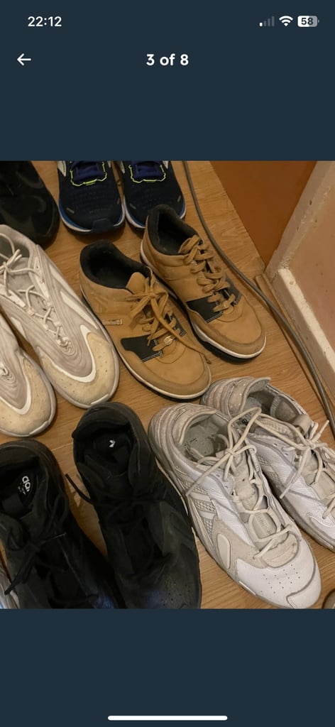 Mens Trainers Job-Lot x15 Pairs 