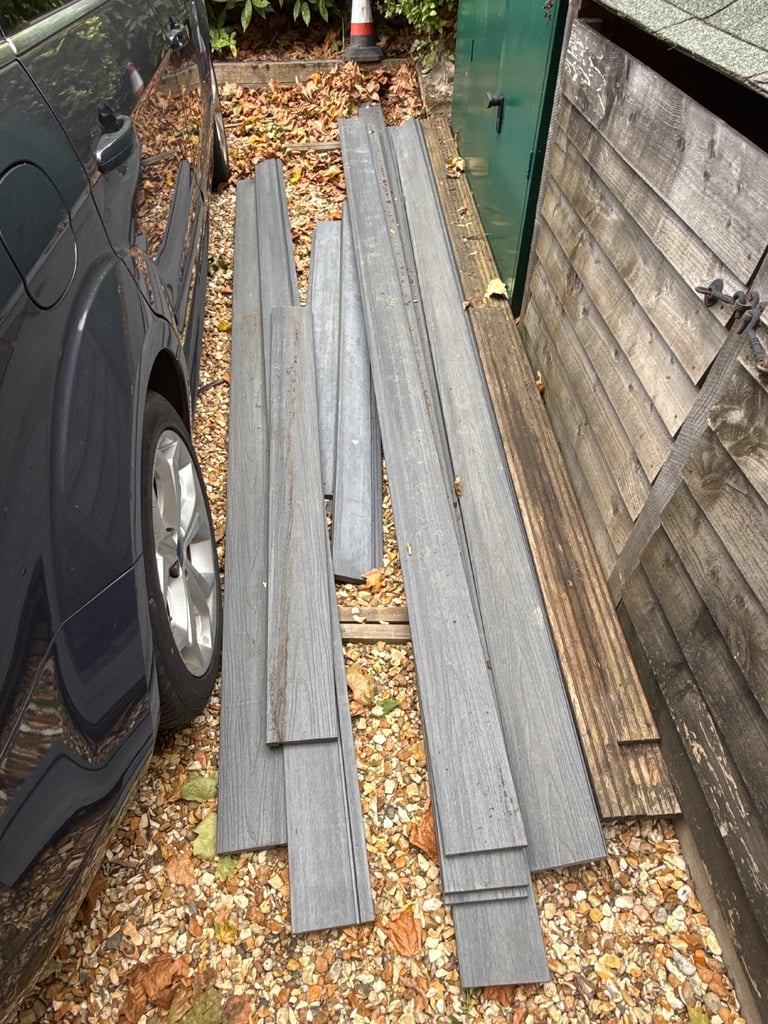 Composite deck boards 