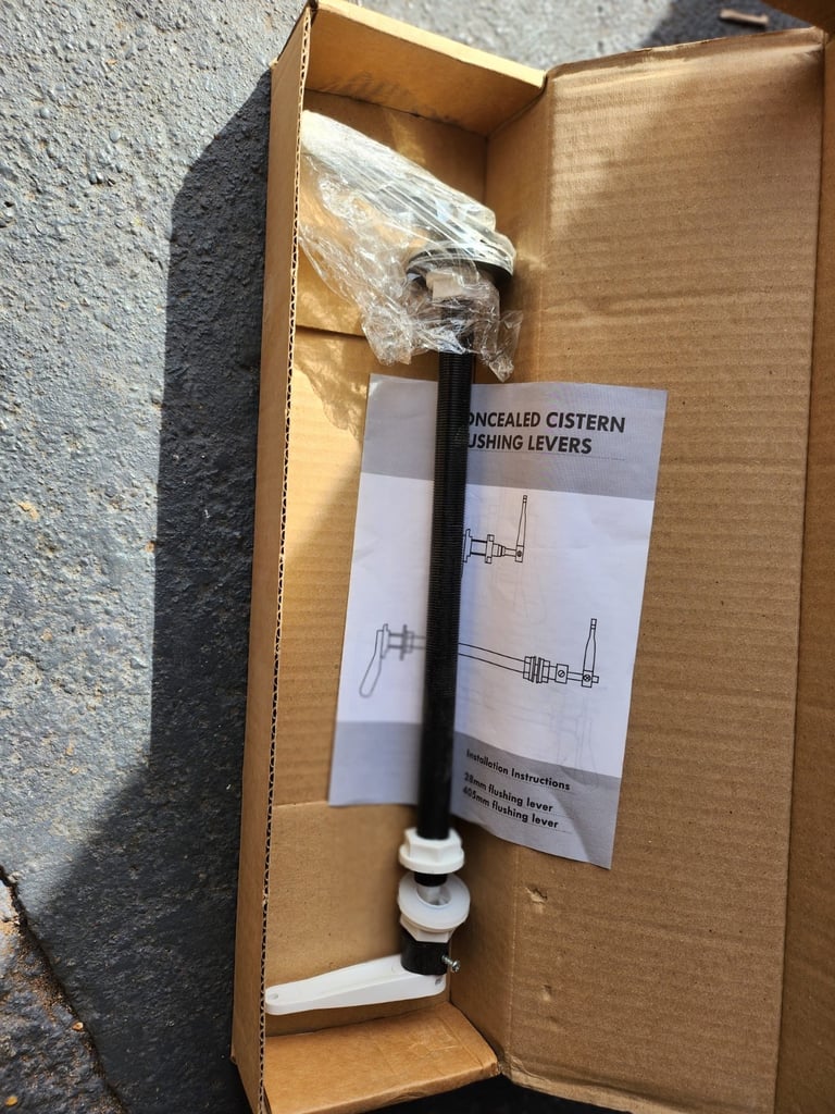 image for 405 mm Ducted flushing lever with fixing