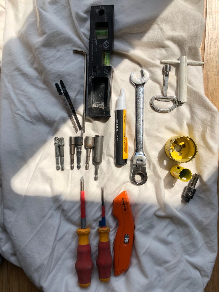 Various electrical hand tools