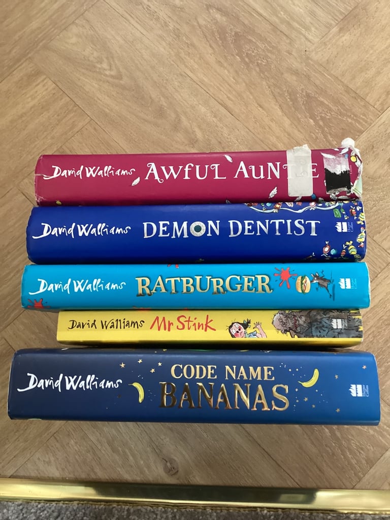 image for David Walliams books x 5
