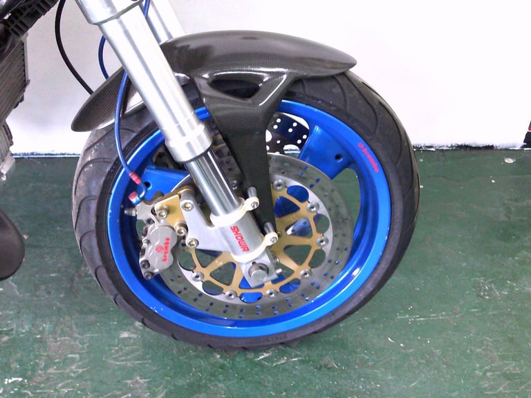 1997 R-reg Ducati 600 Monster streetfighter in multi colours