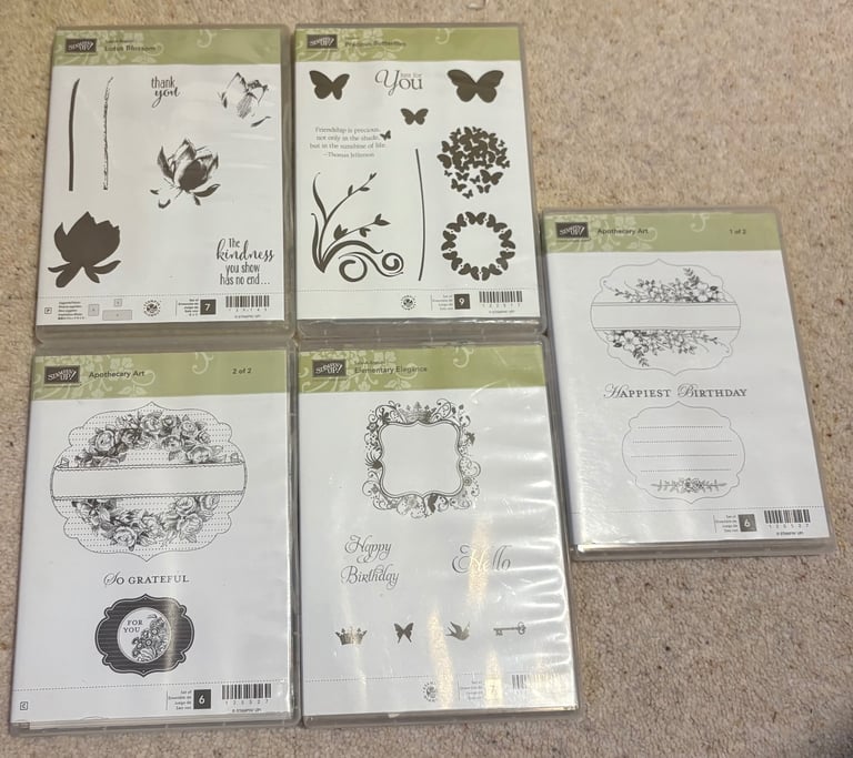 image for Stampin up - 5 stamps