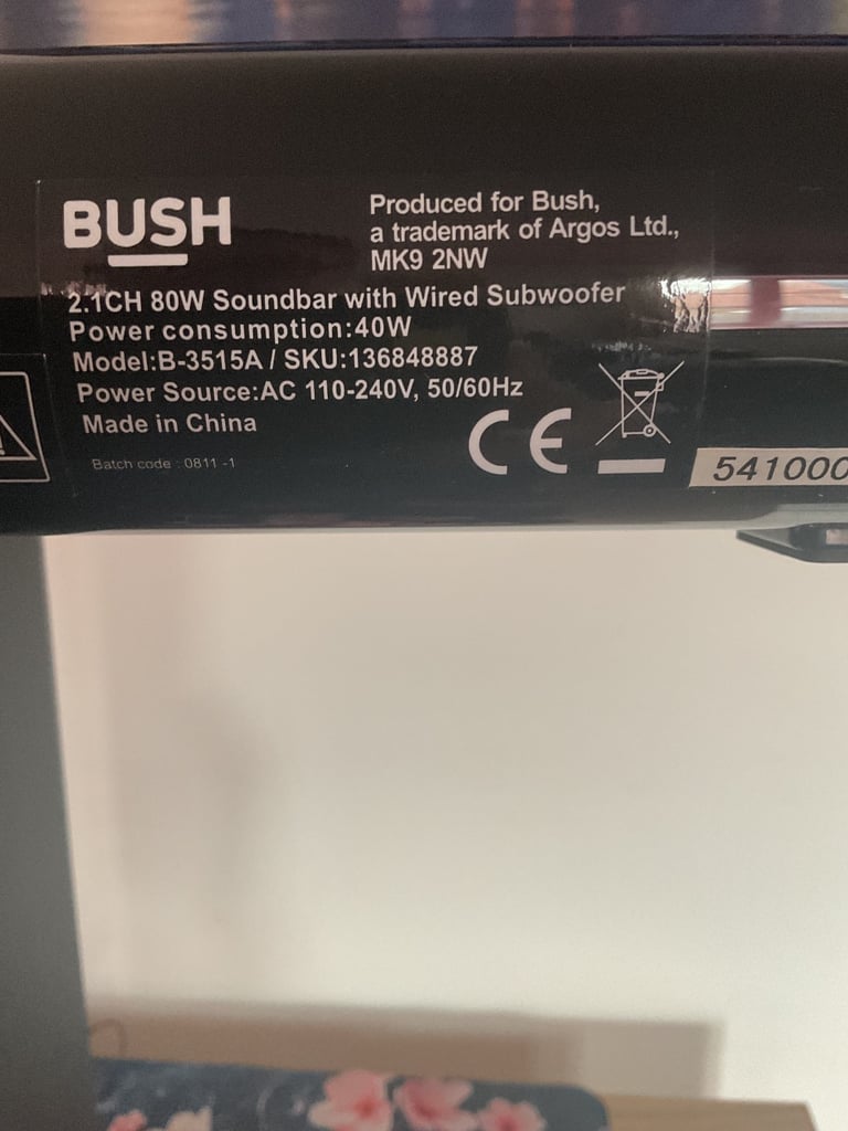 Bush sound bar