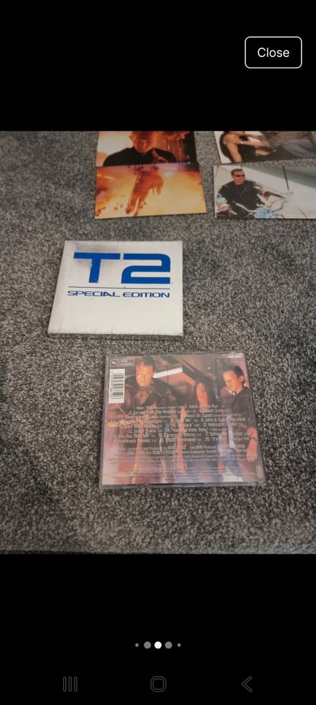 Terminator 2 end arm RARE ! w/ 4k , 3d  ,vinyl 3d 