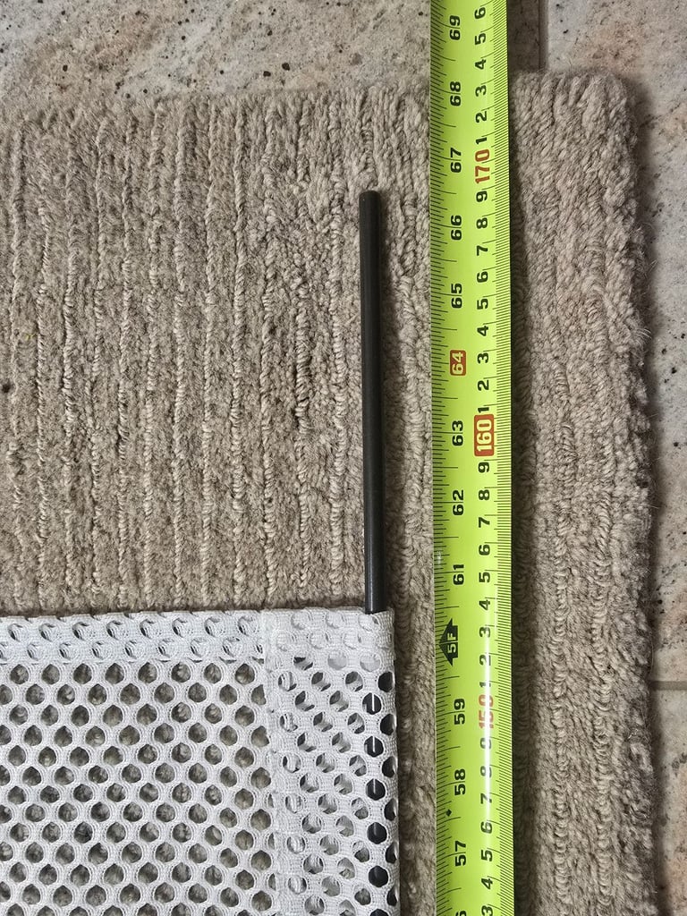 Camper / motorhome / van safety net for bed