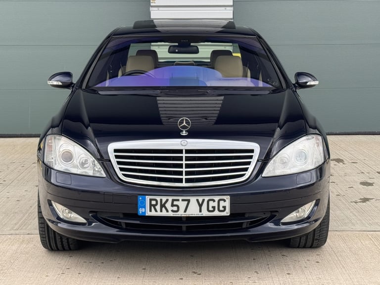 MERCEDES-BENZ S500 5.5 V8 PETROL AUTO 5DR SALOON 2007 [57] BLUE