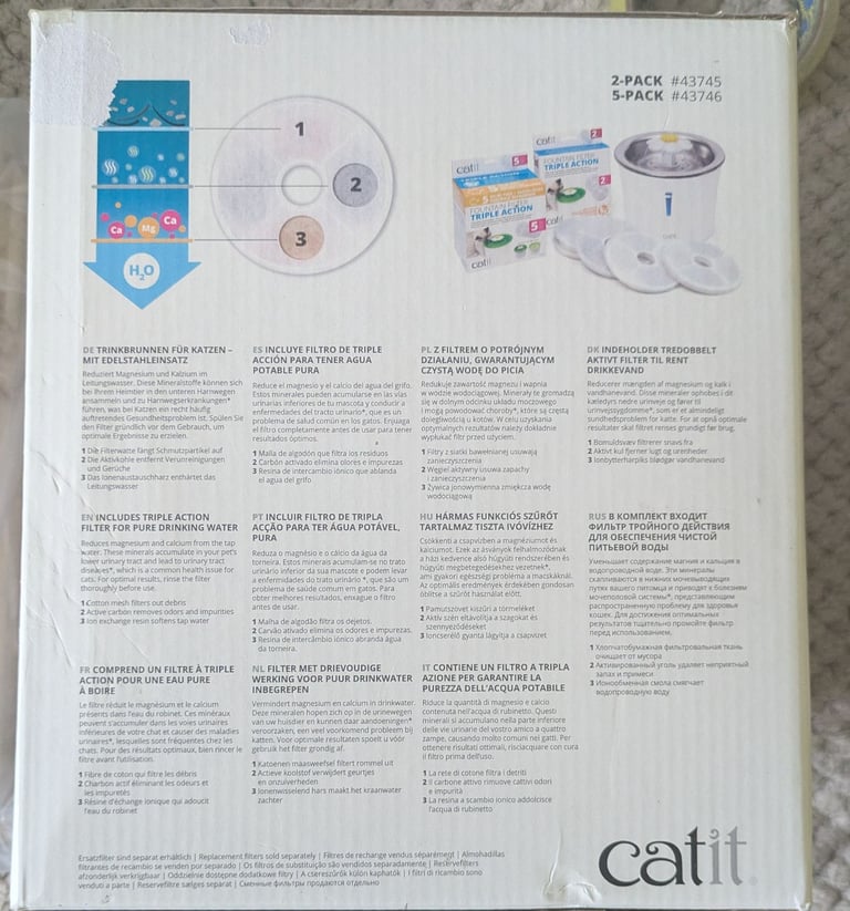 Water fountain for cats 