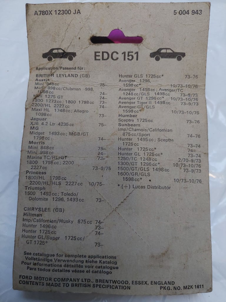 Condensor EDC151