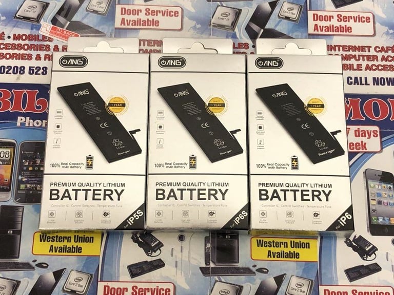 Apple iPhone replacement battery available for iPhone 5, 5S, 5C, 6 & 6S available