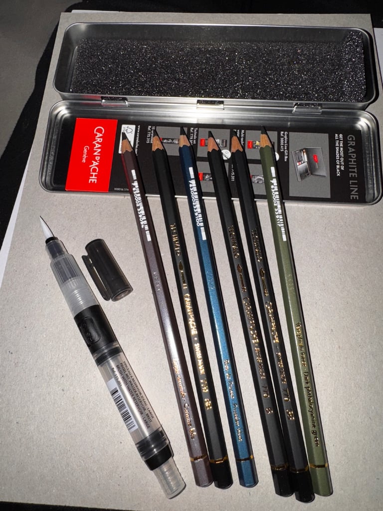 Caran D'Ache Technalo Water-Soluble Graphite Pencil Set