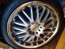 Four 18 inch bk alloys in good used condition 