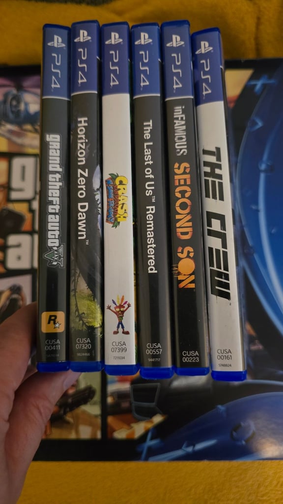 image for Ps4 500gb with 6 games 