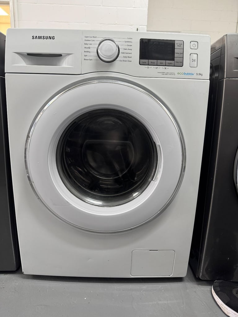 image for Refurbished Samsung 9 kg Washing Machine – White | WF90F5E5U4W