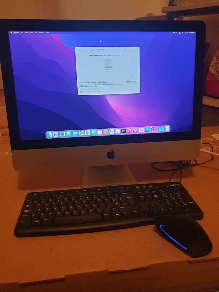 image for Imac 2017 8gb 21.5 inch display with keyboard and mouse 