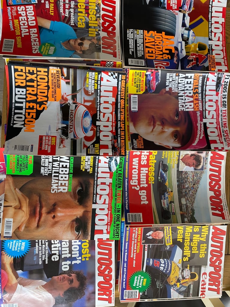 Autosport Magazines Bulk Job lot - over 350 copies. F1 90's onwards.