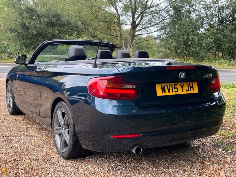 2015 BMW 2 Series 2.0 220i Sport Convertible 2dr Petrol Manual Euro 6 (s/s) (184 ps) Convertible ...