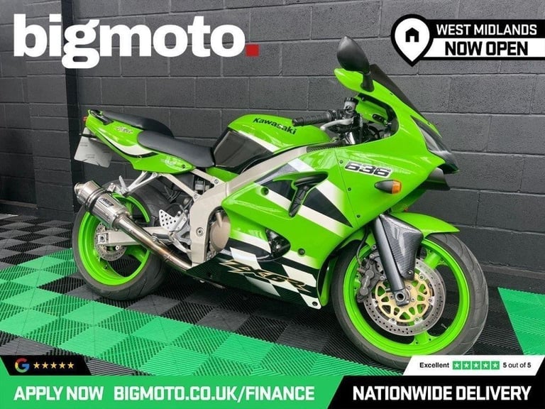 2002 02 KAWASAKI NINJA ZX-6R FINANCE SPECIALISTS APPLY NOW