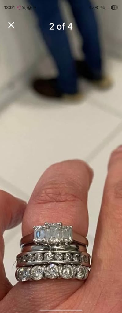 Crisscut Diamond Ring 