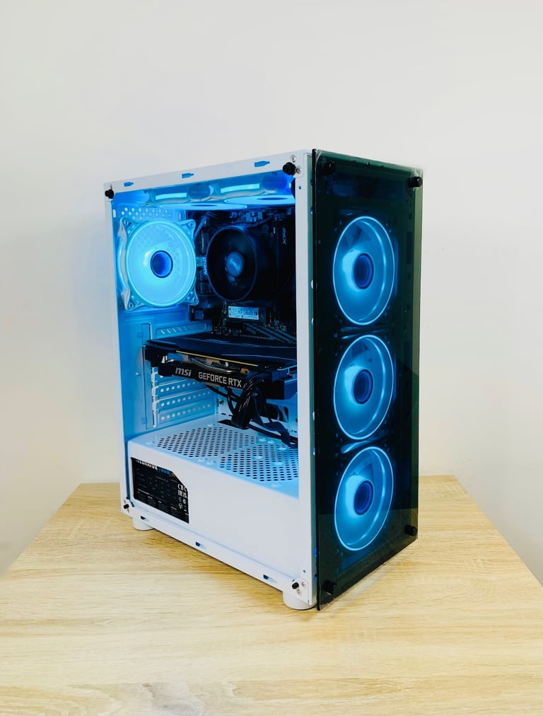 Ryzen 5 5600, RTX 2070 Super 8GB, 16GB 512GB SSD+ 2TB Ultrafast Pc Desktop Pc Computer