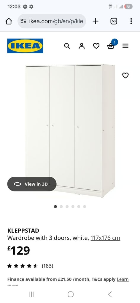 Ikea wardrobe 