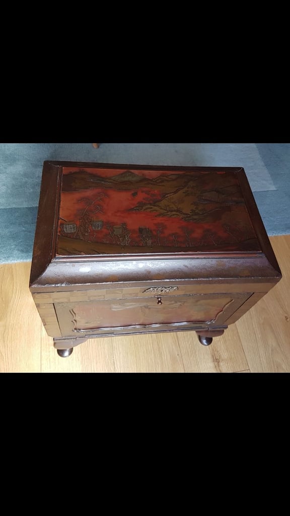 Antique Japanese Makie Lacquer Box C1880 MEIJI PERIOD