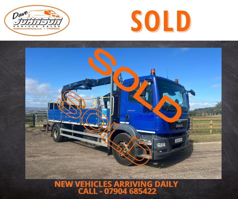 MAN ERF TG-M TGM 18.250 Dropside Brick Grab Lorry – 2016 (66)