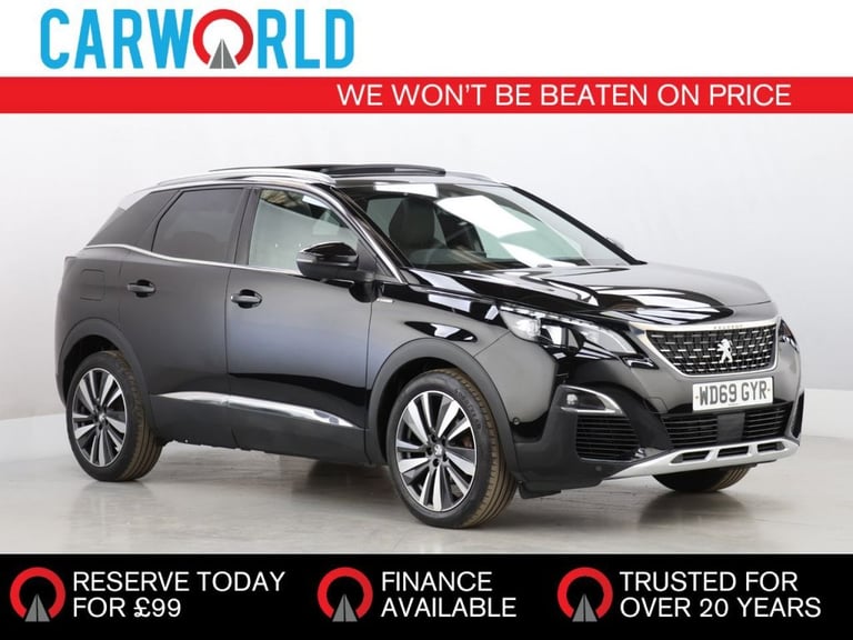image for 2019 Peugeot 3008 1.2 PureTech GT Line Premium SUV 5dr Petrol Manual Euro 6 (s/s) (130 ps) HATCHB...