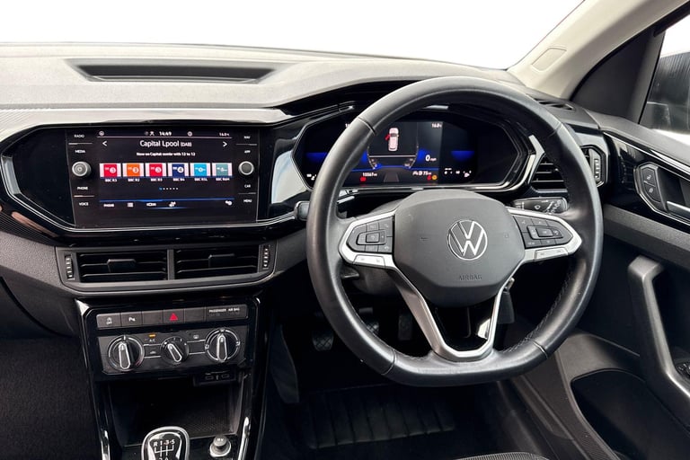 2022 Volkswagen T-Cross 1.0 TSI Black Edition 5dr | Parking Sensors  |  App Connect SUV PETROL Ma...