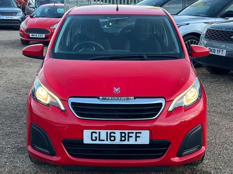 2016 Peugeot 108 1.0 Active Euro 6 3dr Hatchback Petrol Manual