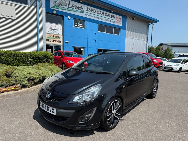 2014 Vauxhall Corsa 1.4T Black Edition 3dr Petrol
