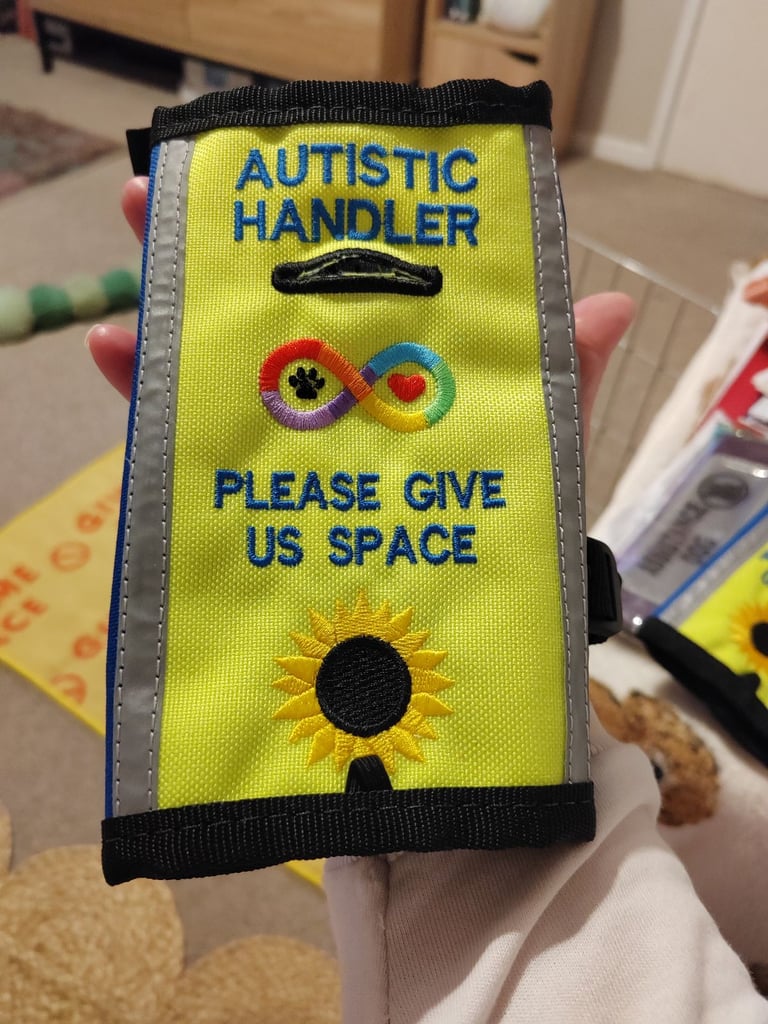 Autism assistance dog custom made vest xs 