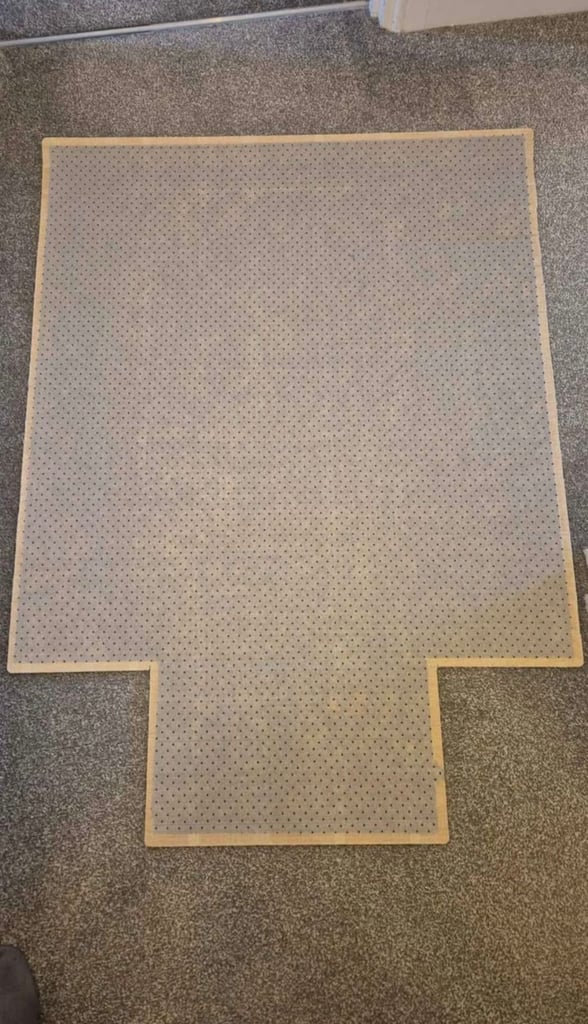 Bamboo office chair mat 