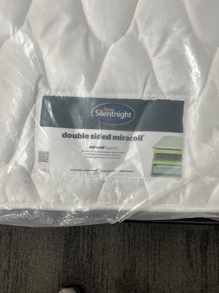 Silent Night 5ft Kingsize Double Sided Miracoil Mattress