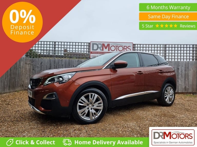 image for 2017 Peugeot 3008 1.2 PureTech Allure SUV 5dr Petrol EAT Euro 6 (s/s) (130 ps) HATCHBACK Petrol A...